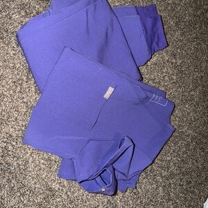 Figs Women's Scrub Set in Vibrant Blue